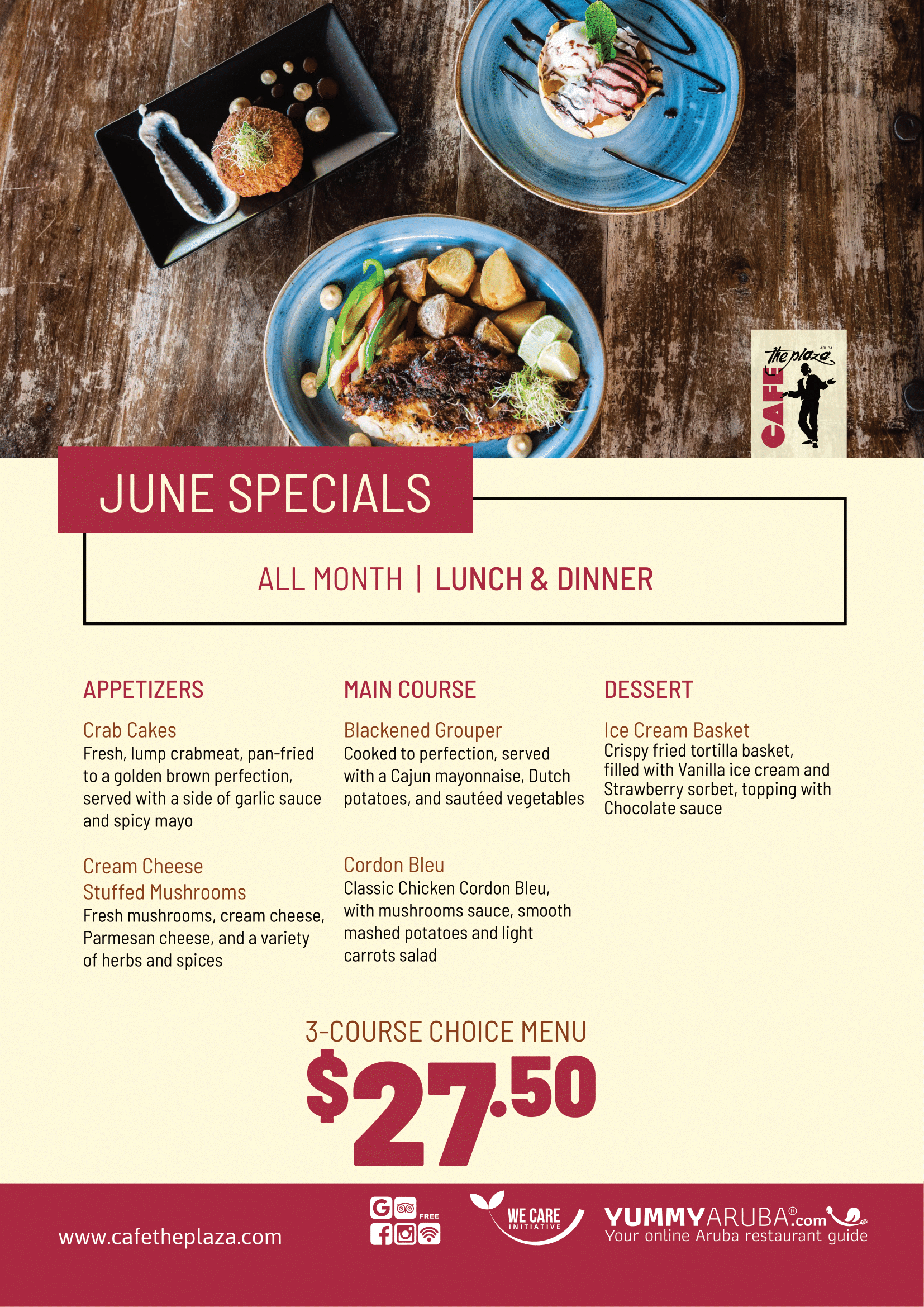 Affordable dining specials