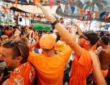 ‘Oranjeplein’ at Café the Plaza is the epic center of the ‘Oranje’ FIFA World Cup celebration!
